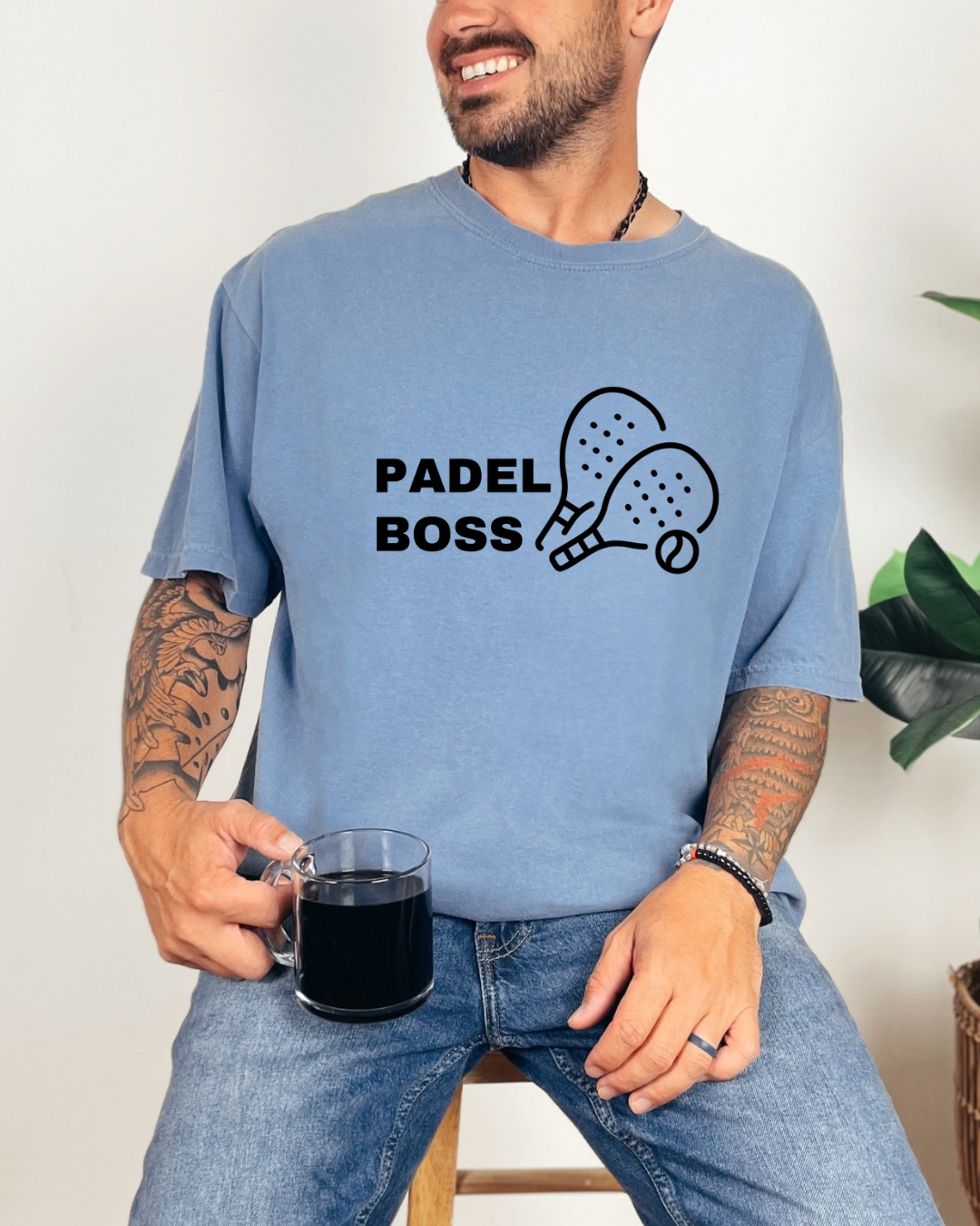 Padel Boss – Men's Short Sleeve T-Shirt | Stylish Padel Apparel