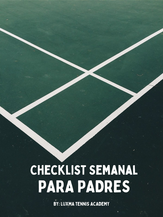 Checklist Semanal para Padres: Evalúa el Progreso de tu Hijo en el Tenis