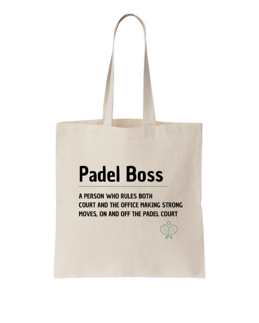 Padel Boss Definition Tote Bag | Stylish & Durable Padel Accessory