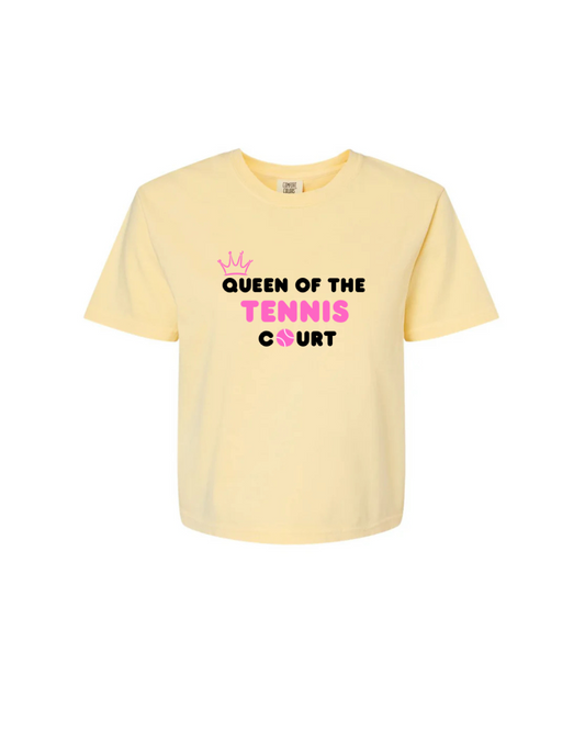 Queen of the Tennis Court – Women's Tennis T-Shirt | Stylish & Comfortable Sportswear