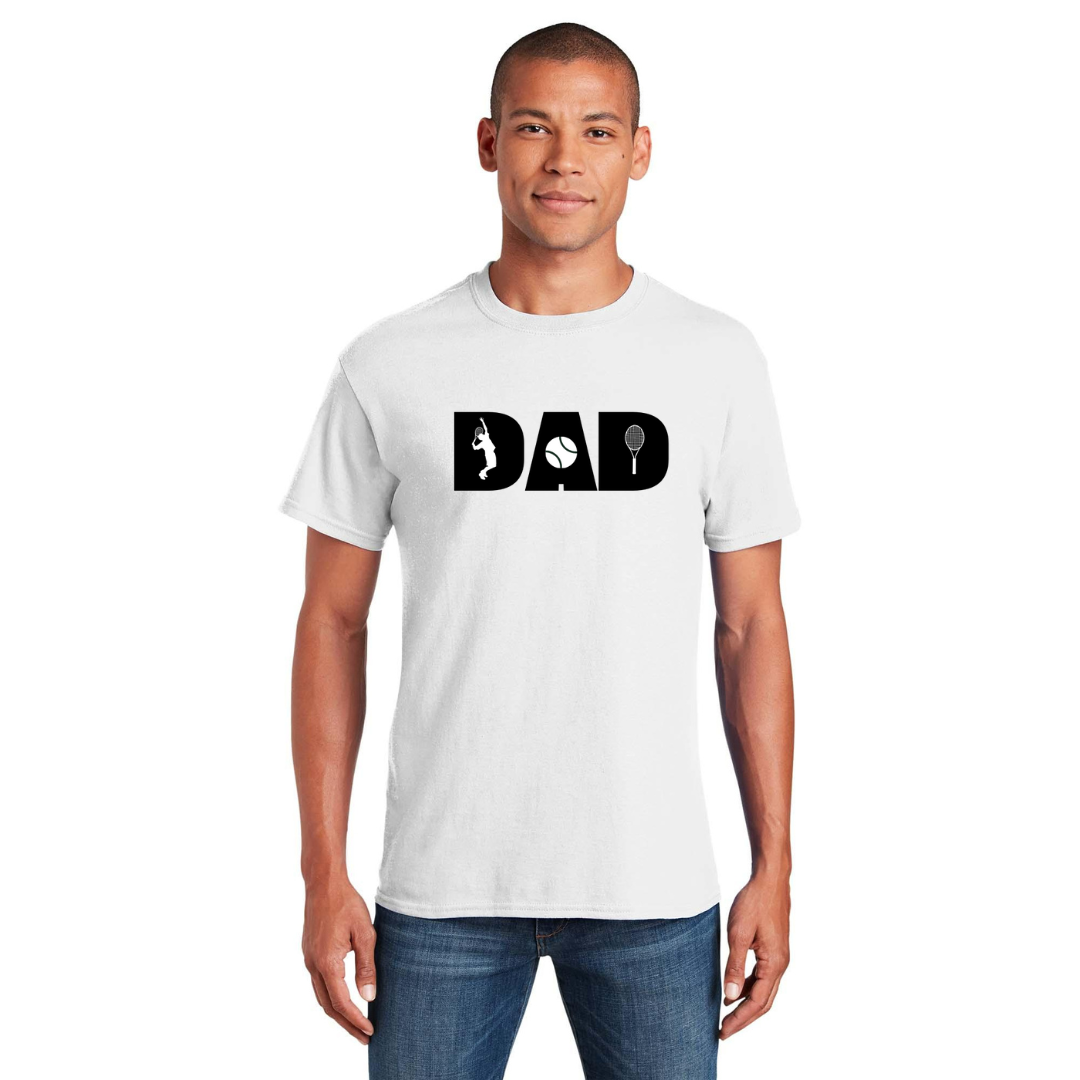 Tennis & Padel Dad T-Shirt – Bold Sports Graphic Tee for Proud Dads | Comfort Colors