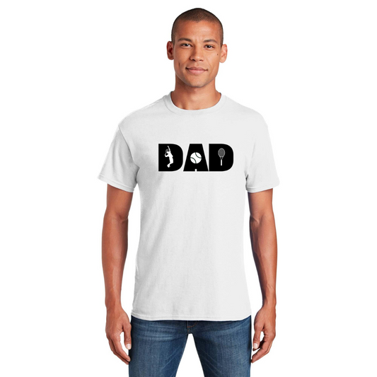 Tennis & Padel Dad T-Shirt – Bold Sports Graphic Tee for Proud Dads | Comfort Colors