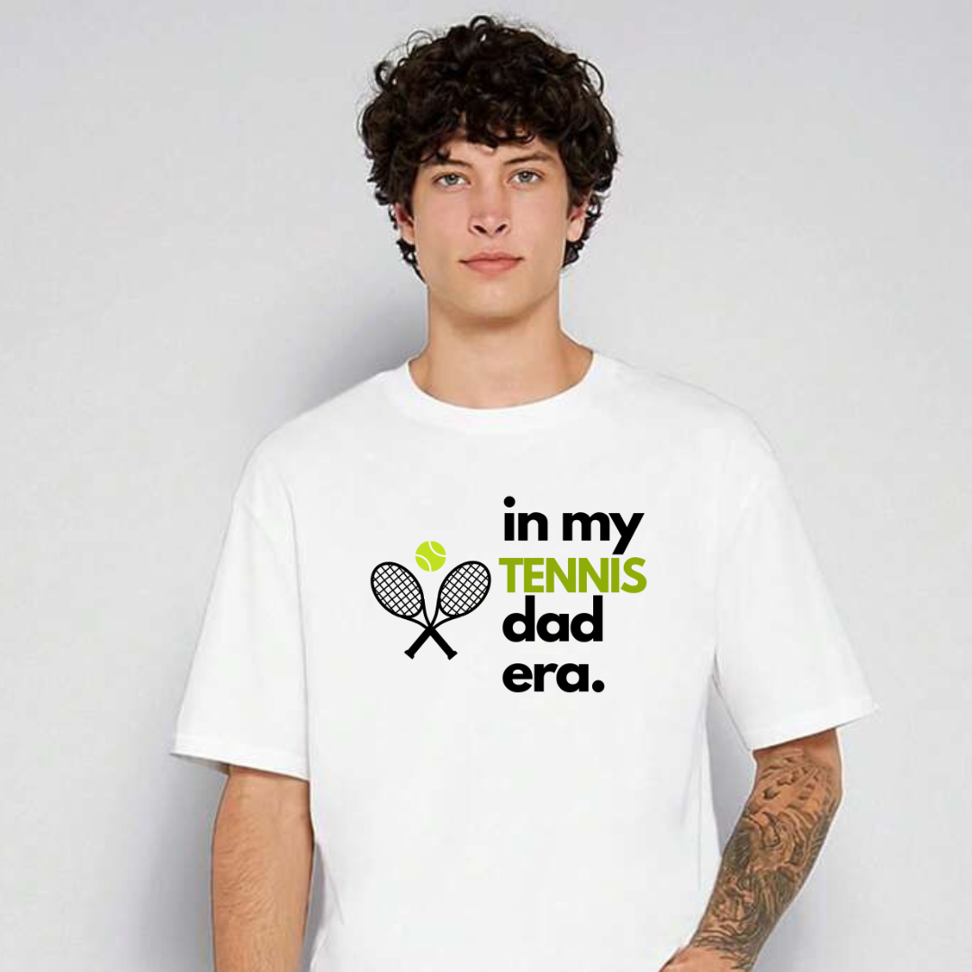 In My Tennis Dad Era T-Shirt – Fun Tee for Proud Tennis Dads | Comfort Colors®