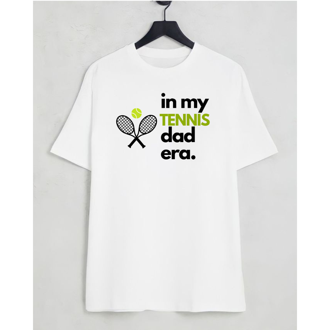 In My Tennis Dad Era T-Shirt – Fun Tee for Proud Tennis Dads | Comfort Colors®