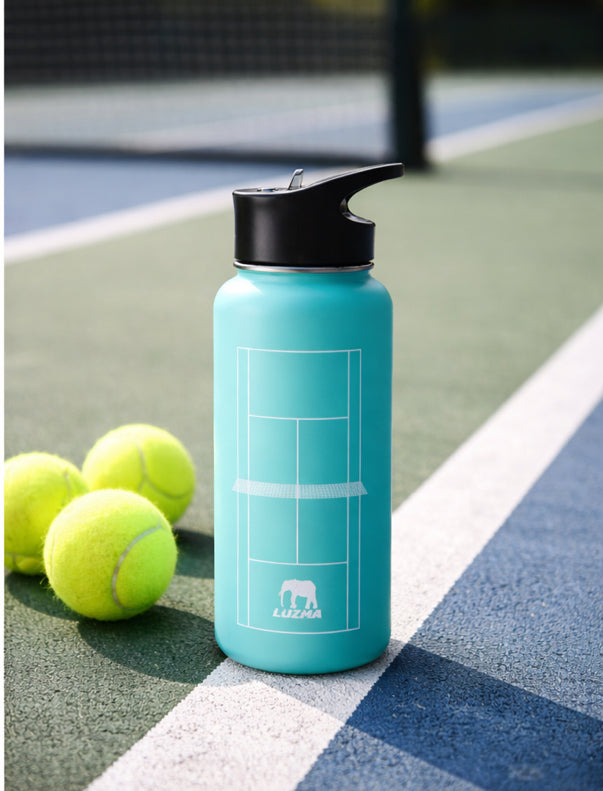 Luxma 32oz Tennis Stainless Steel Water Bottle